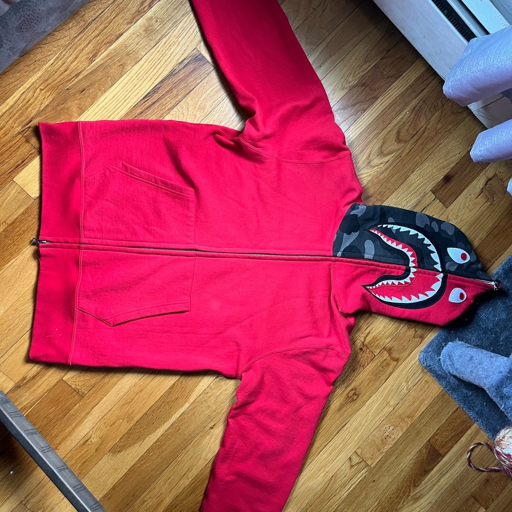 BAPE brand new zip up sweatshirt.